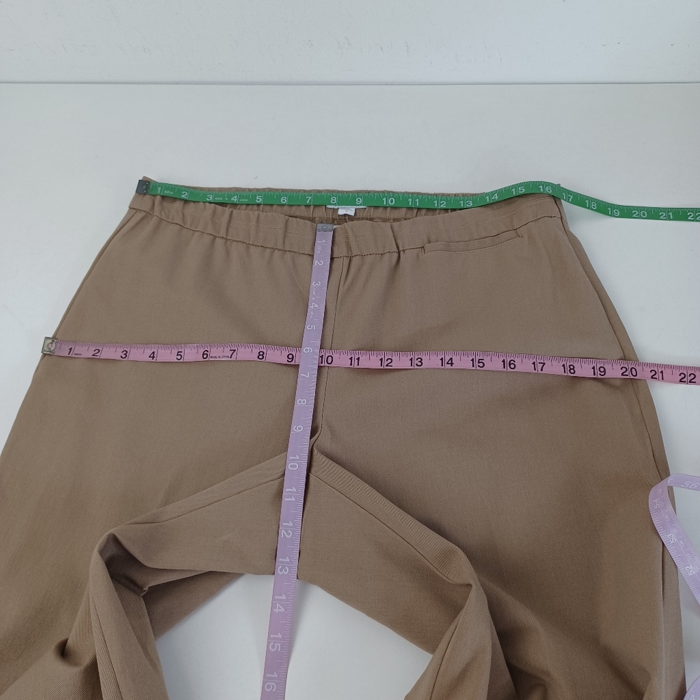 J Jill Precision Stretch Pant Size 16 Woemn Minimalist Cotton Blend In Tobacco - Picture 9 of 12